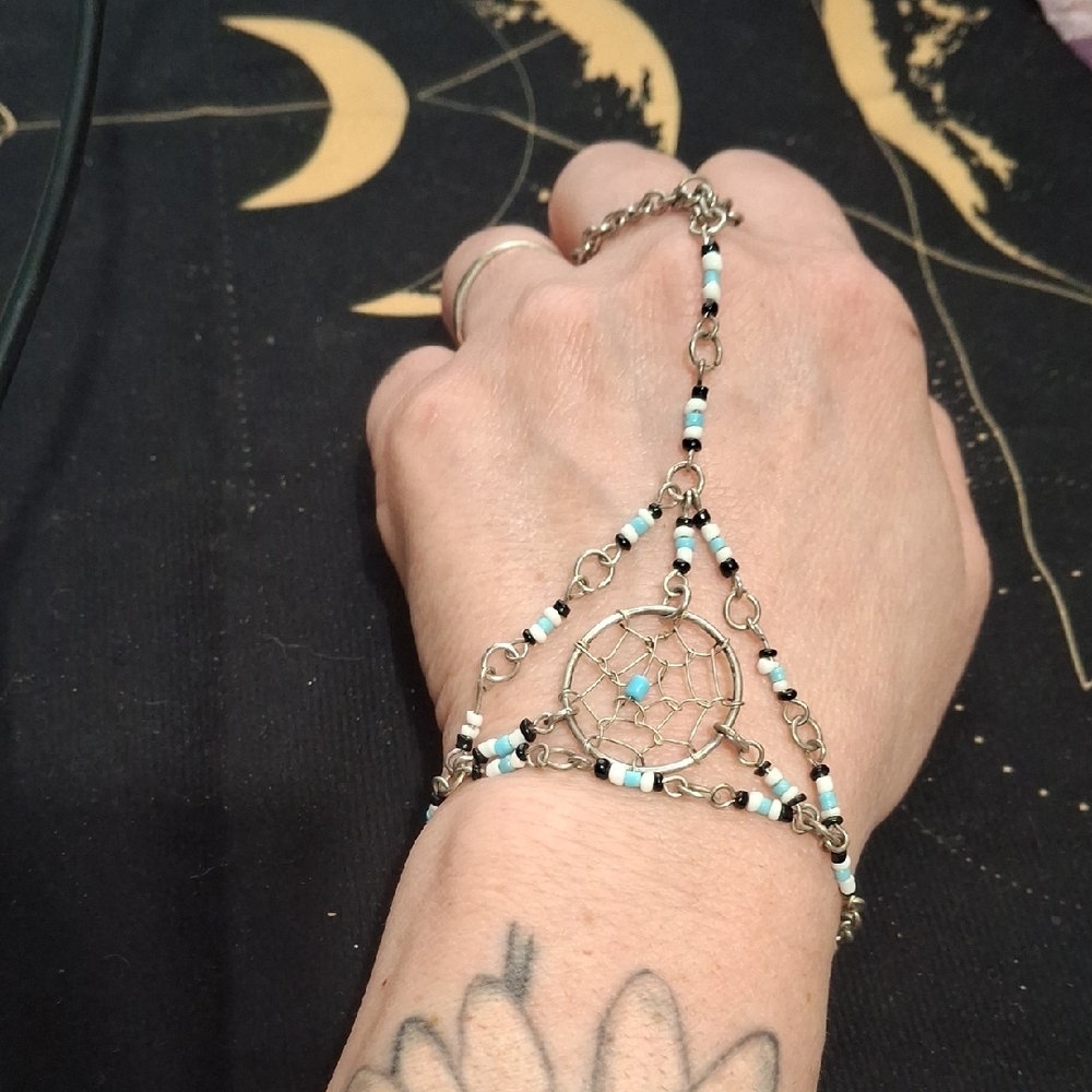 Dreamcatcher Hand Chain Bracelet
